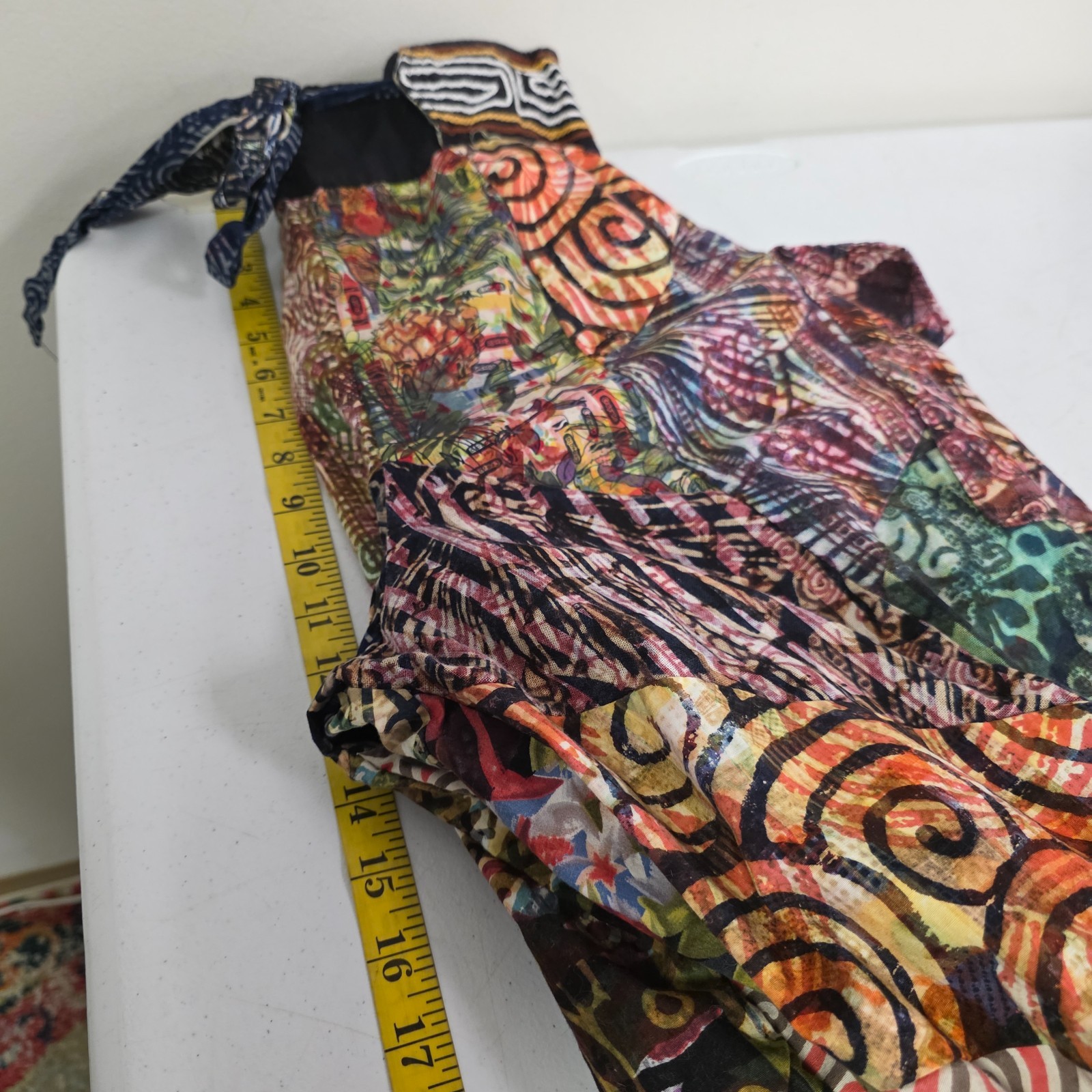 Handmade Patchwork Boho Harem Jogger Pants Size X… - image 8