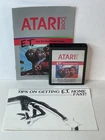 E.T. The Extra-Terrestrial Atari 2600 1982 Cartridge Manual Tips Cleaned Tested
