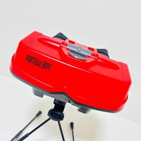 Nintendo Virtual Boy Console VUE-001 4pc Lot Teleroboxer Red Alarm Tested Japan
