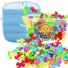 165Pcs Genius Suckers Suction Cup Toys, Bath Sensory Toys for Kids, Colorful ...