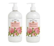 (2-Pack) Crabtree & Evelyn  Rosewater Soothing Moisturizing Body Lotion 500ML