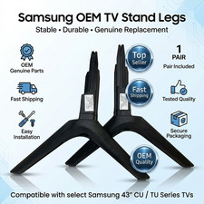 Samsung OEM TV Stand Legs BN96-50861G BN96-50866K for UN43CU7000FXZA UN43TU8200F