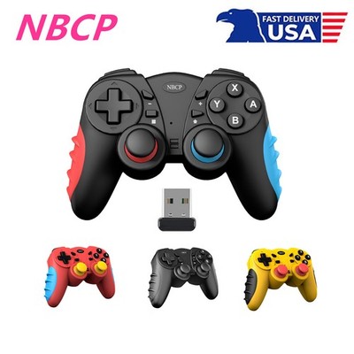Wireless Game Controller Vibration feedback Gyroscope Gamepad For P3 PC Switch