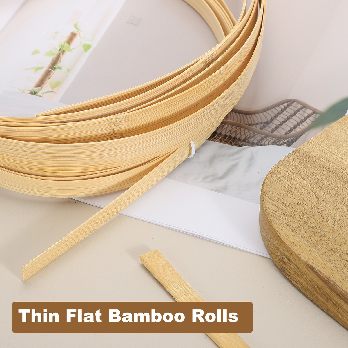 3 Roll Bamboo Strips for Weaving,0.39