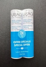 2 PACK Uriage Moisturizing Lip Stick Balm For Damaged Lips 0.14oz / 4g EXP 01/27
