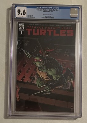 Teenage Mutant Ninja Turtles #1 CGC 9.6 White Pages Retailer B IDW 2024