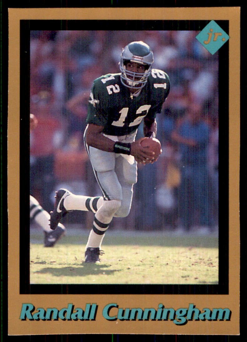 1991 Pro Line Portraits Punt, Pass and Kick Randall Cunningham Philadelphia
