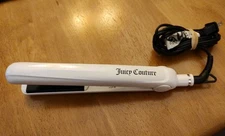 Juicy Couture Ceramic Flat Iron Hair Straightener White 240-410° TESTED WORKS ✅