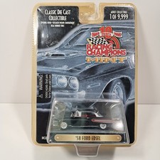 1958 Ford Edsel Vintage 1999 Racing Champions 2 Door Black Car With Silver Red 1958 Ford Edsel Vintage 1999 Racing Champions 2 Door Black Car With Silver Red