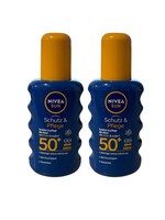 Nivea Sun Schutz & Pflege Sonnenspray Lsf 50+ - 2X200Ml - Neu (695)