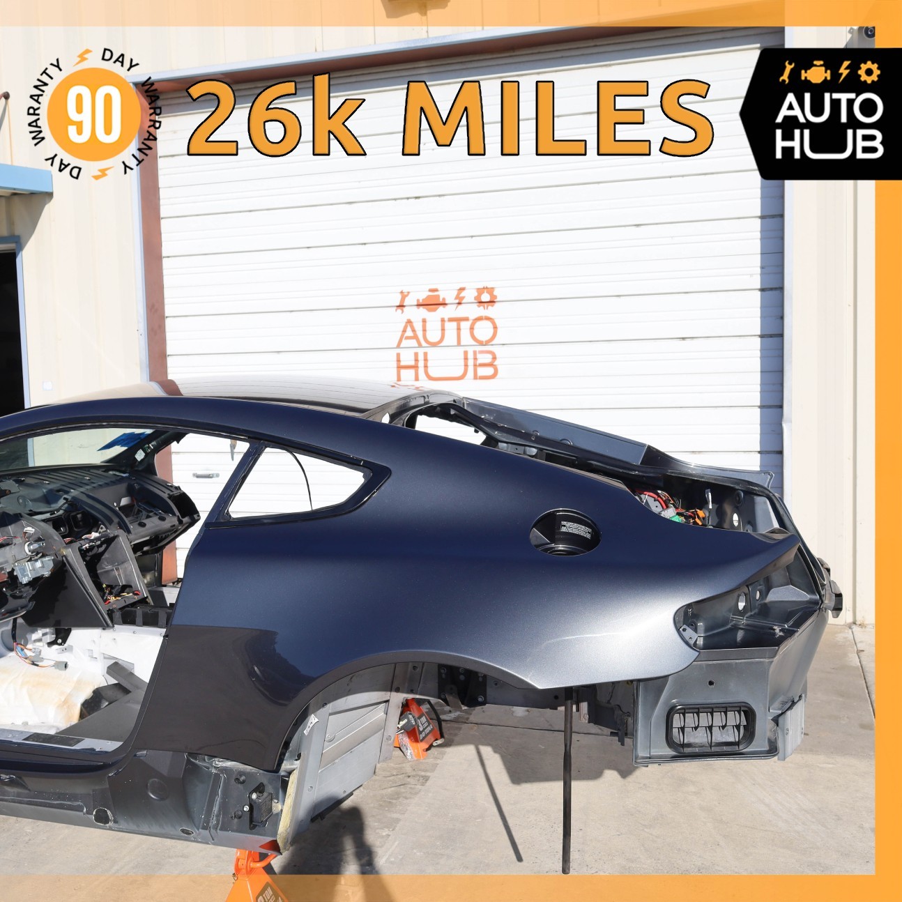 06-17 Aston Martin V8 Vantage Coupe Rear Left Side Quarter Panel Cut OEM 26k