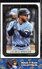 George Springer 2021 Topps Gallery #132 Toronto Blue Jays Baseball