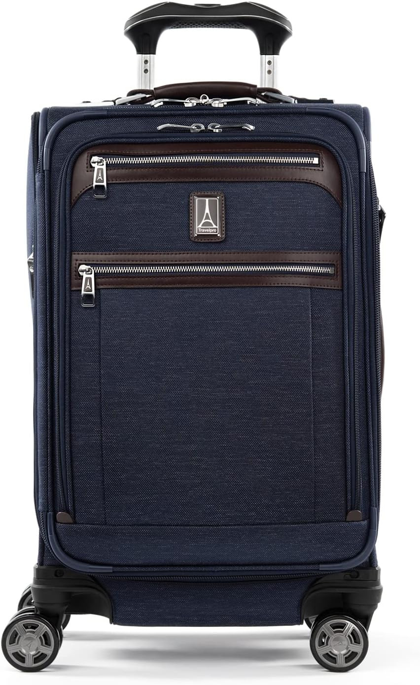 Platinum Elite 21-Inch Expandable Carry-On Spinner Luggage with USB Port