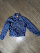  USED Levi's 557 3rd Edition denim jacket made in Hong Kong in 1997 size 36