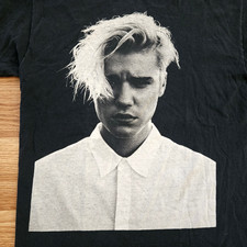 Justin Bieber Purpose World Tour 2016 Graphic Concert T-Shirt Size Medium