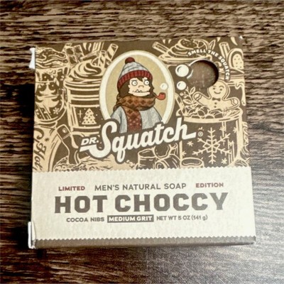 Dr. Squatch Hot Choccy Limited Edition Bar Soap 5 oz  (5 Pack)