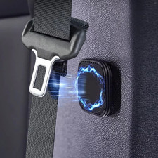 2pcs Magnetic Car Seat Belt Holder Clips Pu Leather Safety Belt Stopper Limiter
