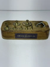 VINTAGE Pharmacist Balance weight set by The Torsion Balance Co Clifton NJ