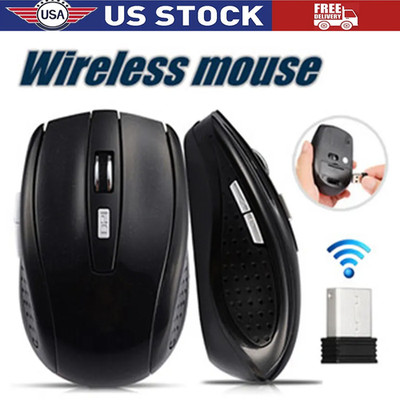 Wireless Optical Mouse Mice 2.4GHz USB Receiver For Laptop PC Computer DPI lot