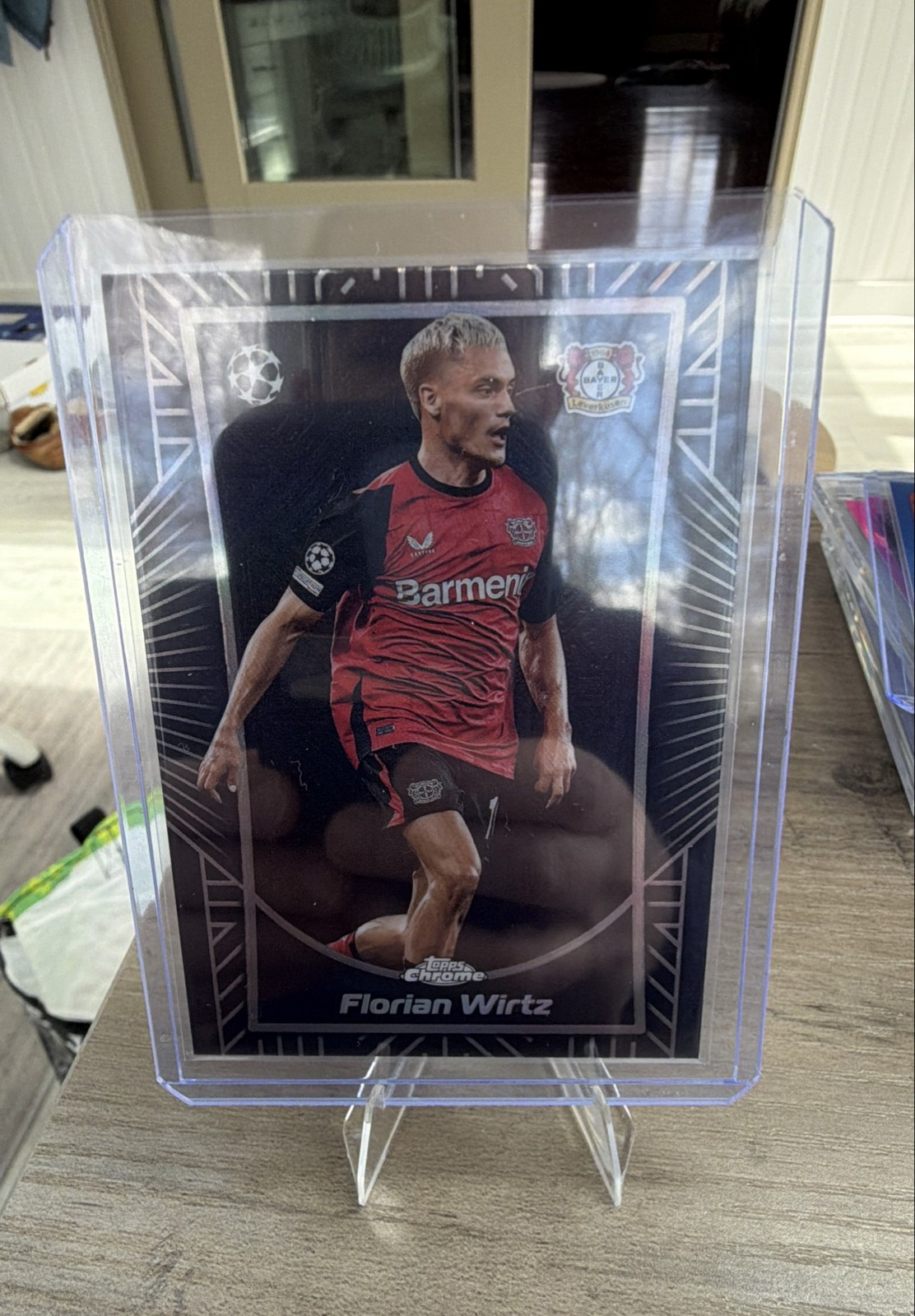2024-25 Topps Chrome Uefa Club Competitions - Shadow Etch Florian Wirtz #SE-12