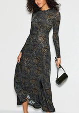ULLA JOHNSON Long Sleeve Dress Size M MSRP $490.00