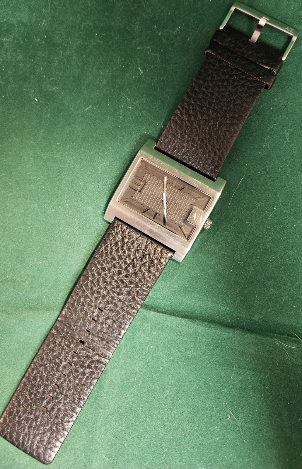 Armani Exchange 45mm Rectangular Watch Model AX 1… - image 3