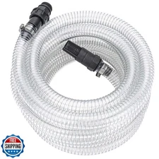 Green Expert 1" ID Inlet Hose Kit with End Valve and Threaded Adapter, 25-Foo