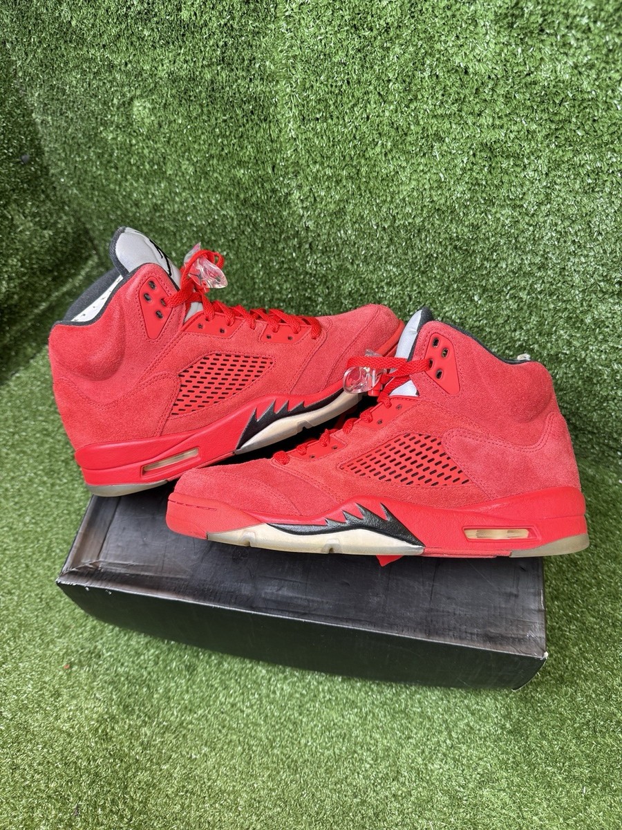 新品　Air Jordan 5 レッド スエード バスケットボールシューズ Size 10.5 - Air Jordan 5 Retro Red Suede for sale online | eBay
