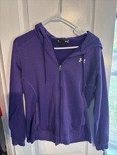 Under Armour Women's Purple Full Zip Hoodie Size Large
