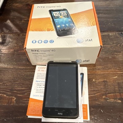 HTC Inspire 4G Smartphone AT&T 8.0MP Camera Black with Box