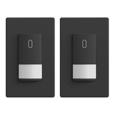 Single-Pole Occupancy Sensor, PIR Infrared Motion Activated Wall Switch, Matte B