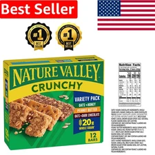 Kosher Crunchy Granola Bars: 12 Ct Variety Pack, 8.94 oz for Healthy Snacking