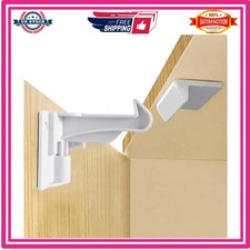 10 Pack Child Safety Cabinet Locks Baby Proofing Drawer Latches No Drill White