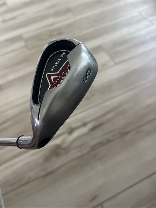 CALLAWAY 2006 BIG BERTHA 8 IRON - CALLAWAY BB 75G REGULAR FLEX steel  SHAFT