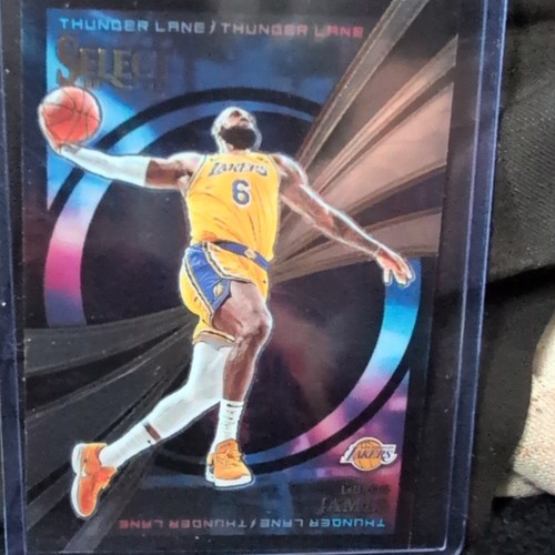 LeBron James #2 — 2022 Panini Select Thunder Lane basketball card
