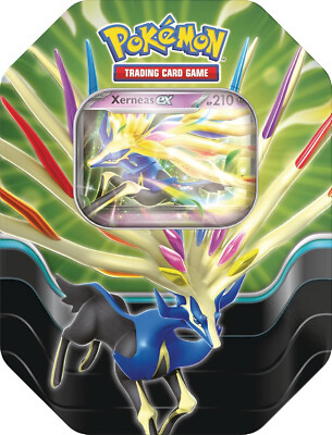 Pokemon Azur-Legenden Xerneas-ex Tin Box - DEUTSCH NEU (4 Booster & Promo Karte)