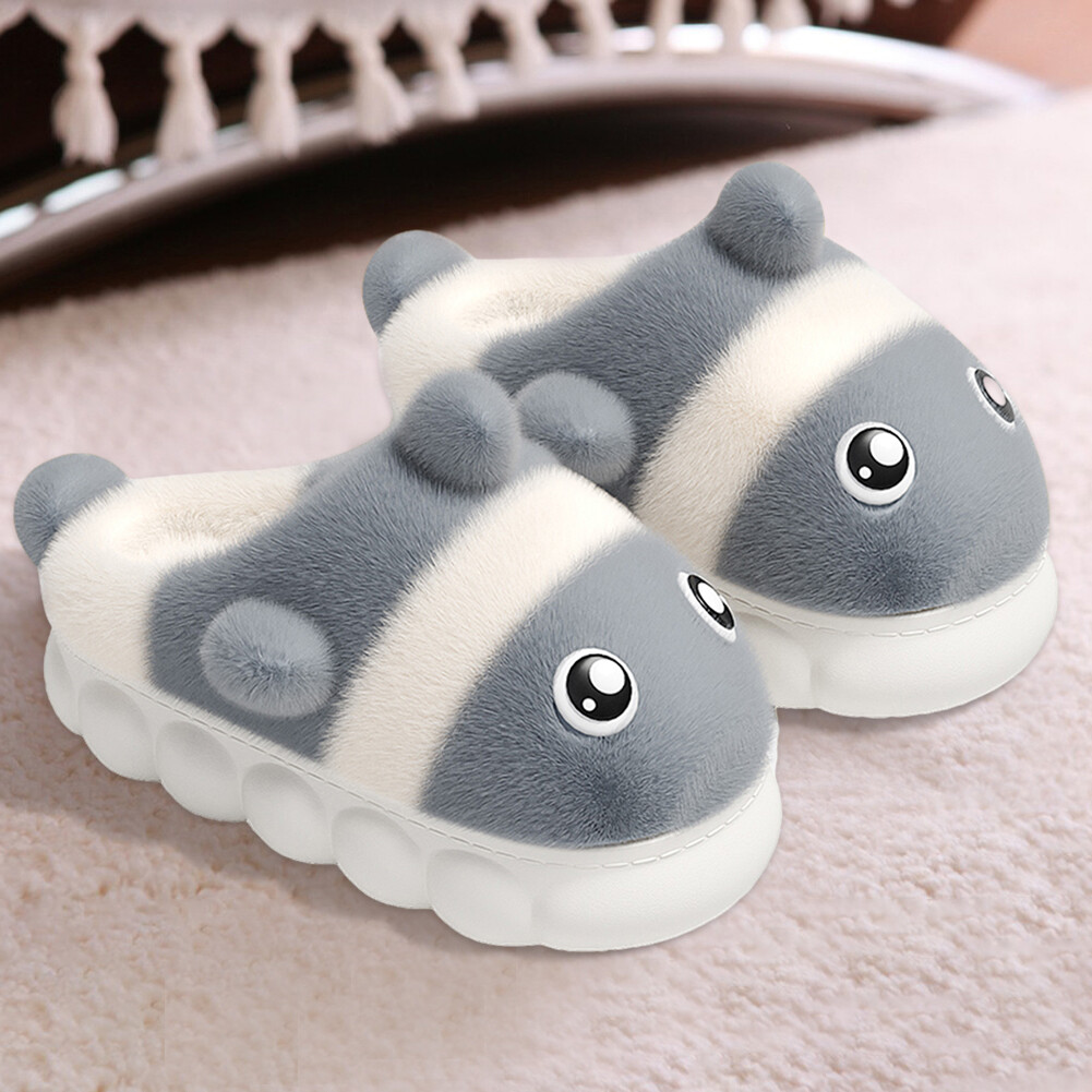 SAOLA Pantofole unisex da interno casa suola spessa calde soffici per freddo