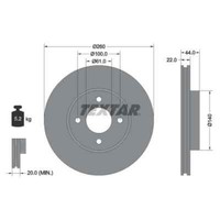 Textar 2X Bremsscheibe 92239903