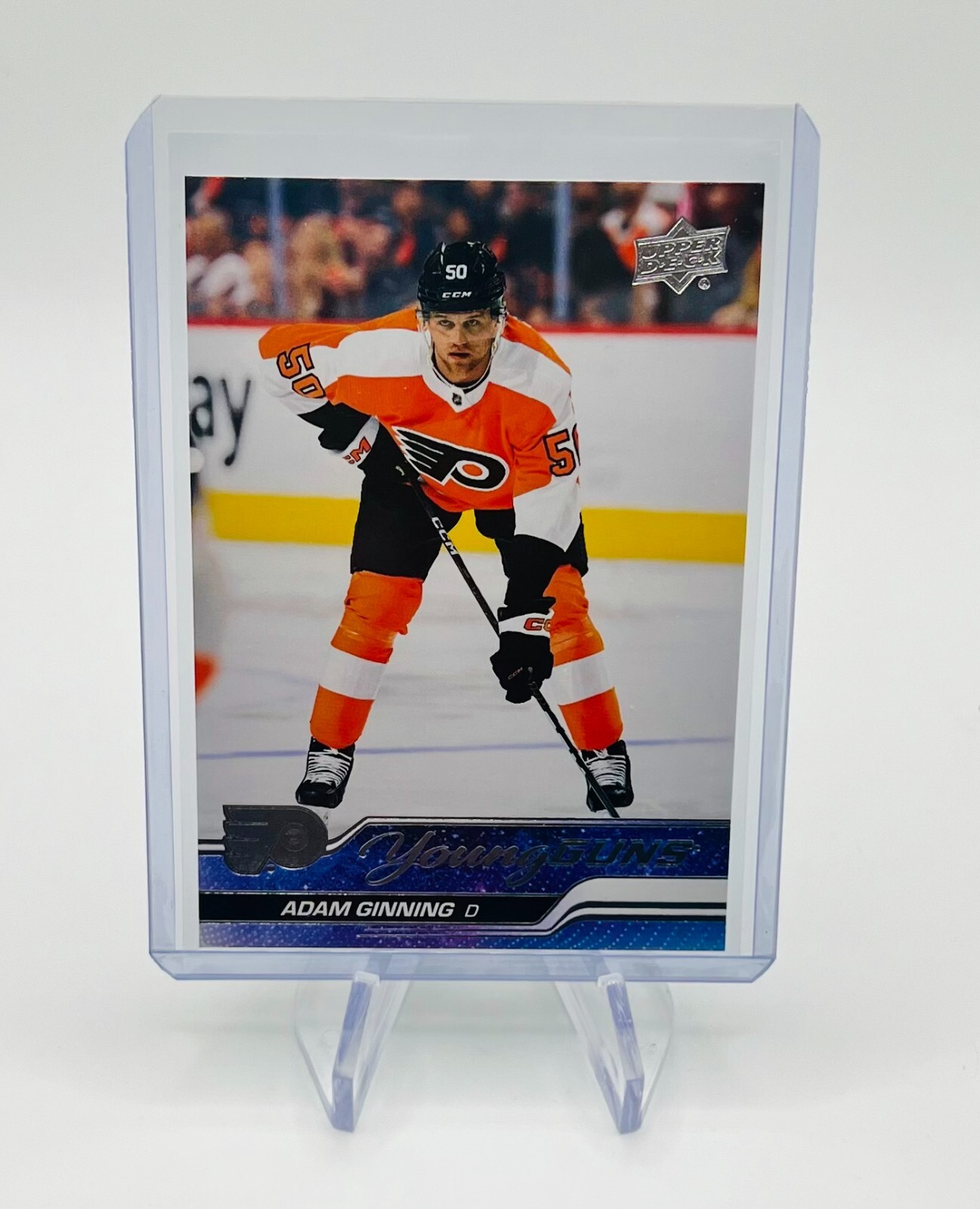 ADAM GINNING 2023 Upper Deck Series 1 #243 Young Guns Philadelphia Flyers