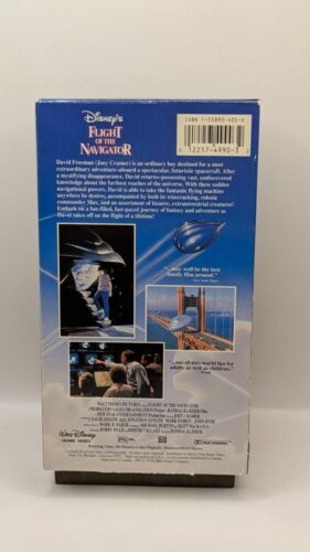 Disneys Flight of The Navigator (VHS 1997) 1986 Cramer Reubens Sci Fi RARE CULT - Picture 2 of 3
