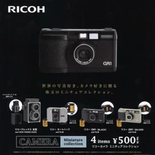 RICOH Camera Miniature Collection Complete set 4 Capsule Toy Gacha Japan new