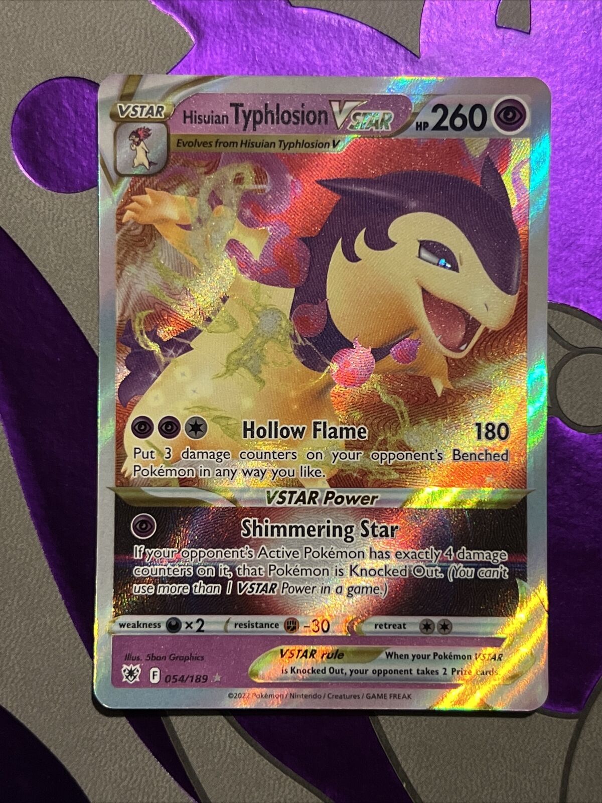 Typhlosion de Hisui-V-ASTRO / Hisuian Typhlosion-VSTAR (054/189), Busca de  Cards