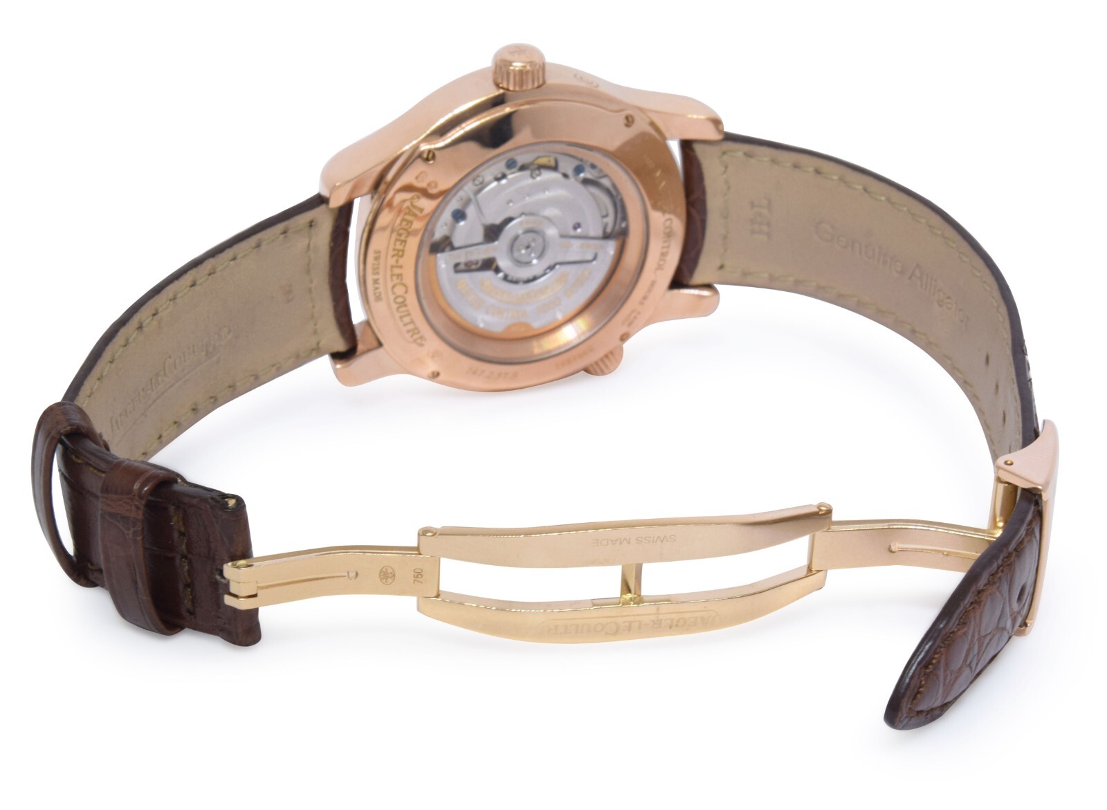 Jaeger LeCoultre Master Geographic 18k Rose Gold 40mm Watch Q1502420 147.2.57.S image 8