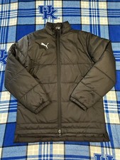 Puma Kids Padded Puffer Jacket Outerwear Jr Medium 11-12Y Black RN 62200