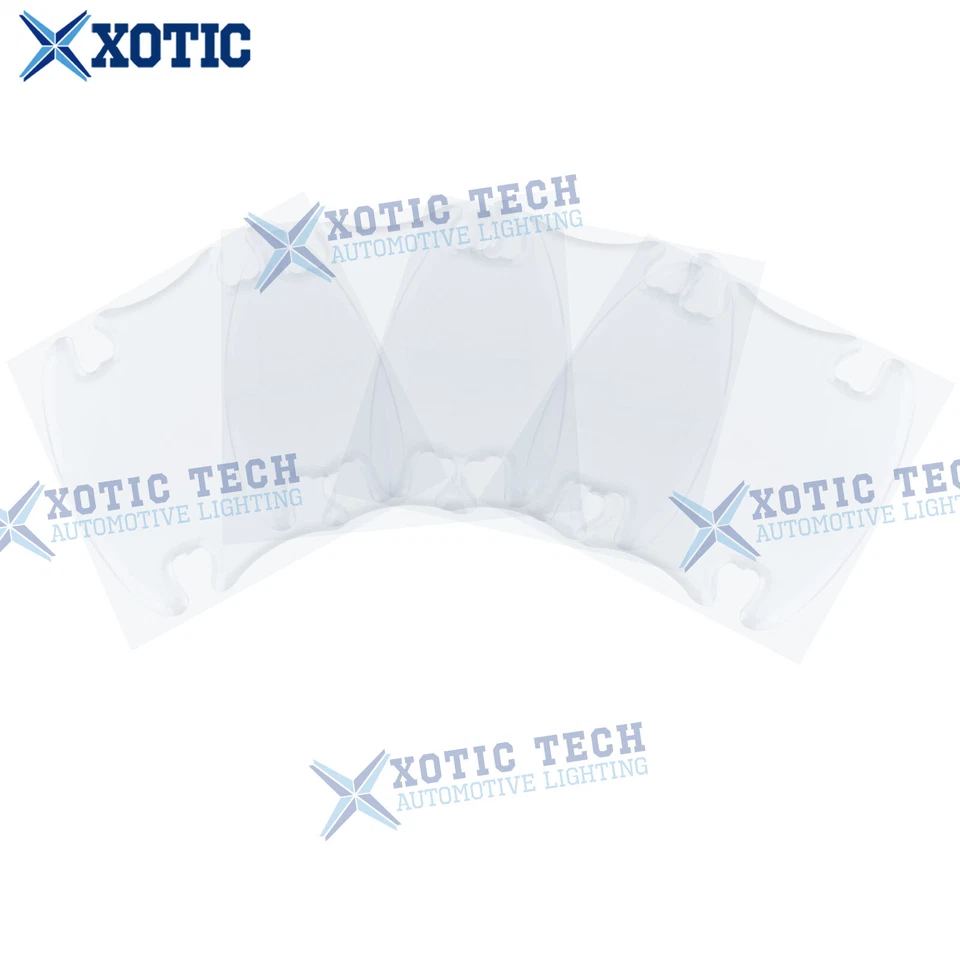 4 x Hoja de película adhesiva transparente invisible para manija de puerta 3D Foto 3 de 4