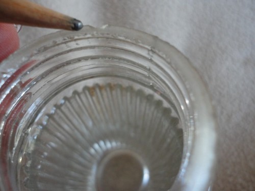 EAPG Shaker Columns Heavy Glass Quadruplate Lid Vintage - Picture 9 of 9