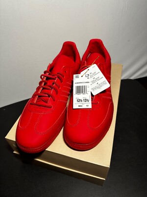 Adidas Samba X Human Race Pharrell Williams Red Sneakers Mens IE7297 Size 12.5
