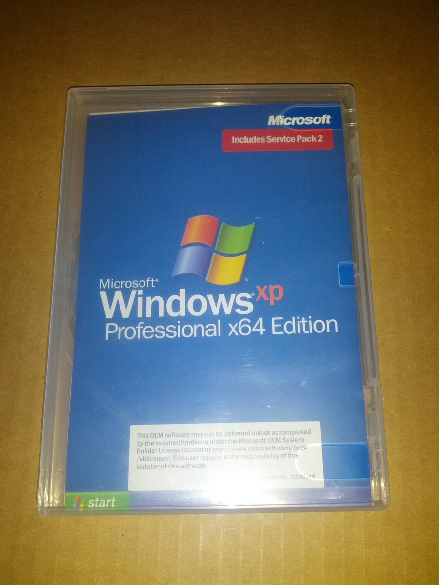 Microsoft Windows XP Pro X64 (X10-52148, X11-11616, X11-11604) ZAT