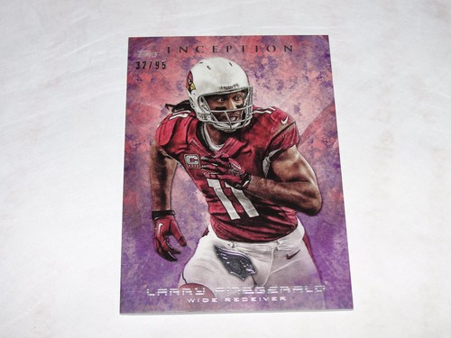 2013 Topps Inception LARRY FITZGERALD #27 Purple Variant/95 Arizona CARDINALS WR