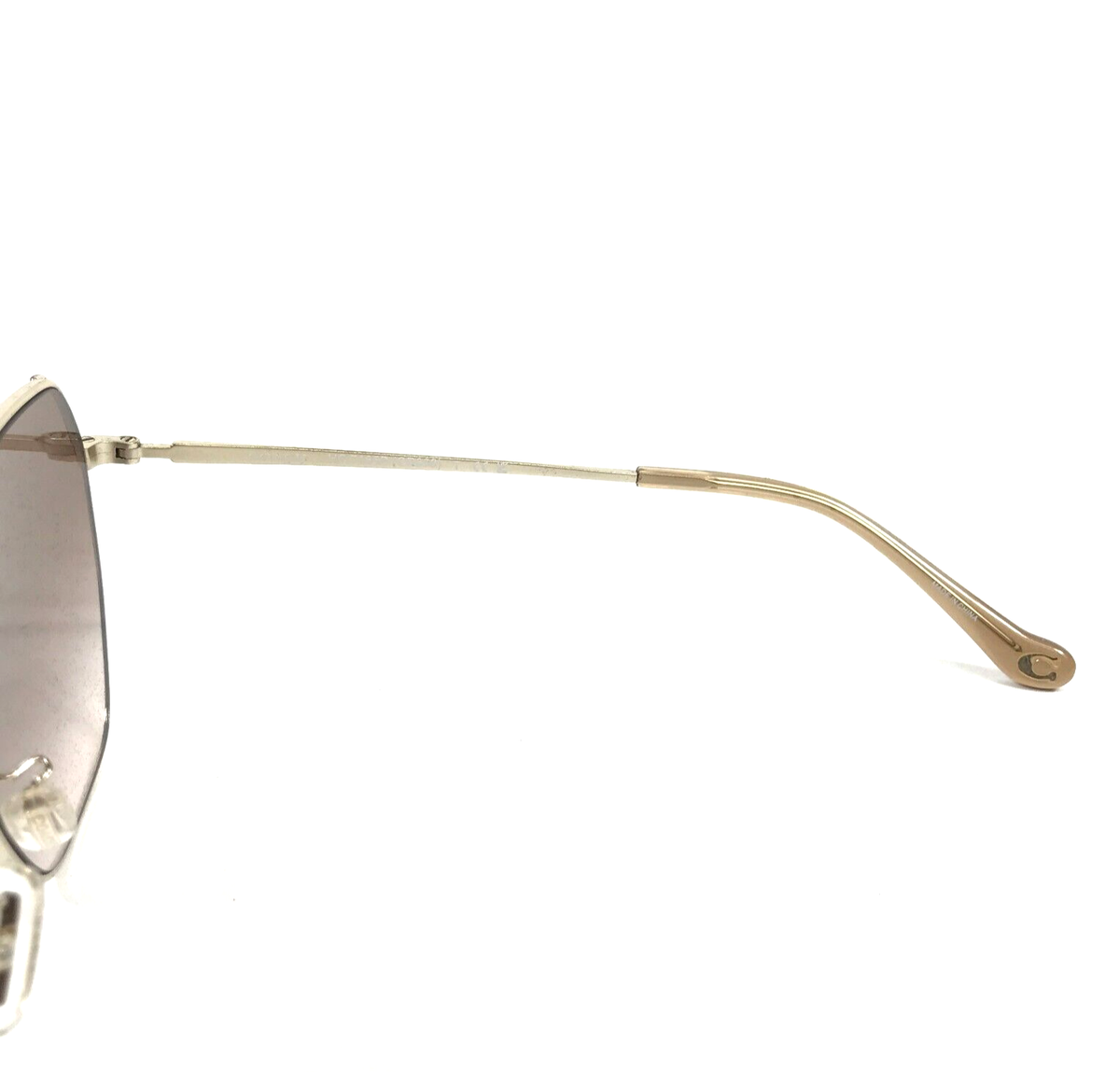サングラス CARINCARINCARIN Sally C3 CELLY C3 Coach Sunglasses HC7165D CR638 900513 Shiny Light Gold Brown